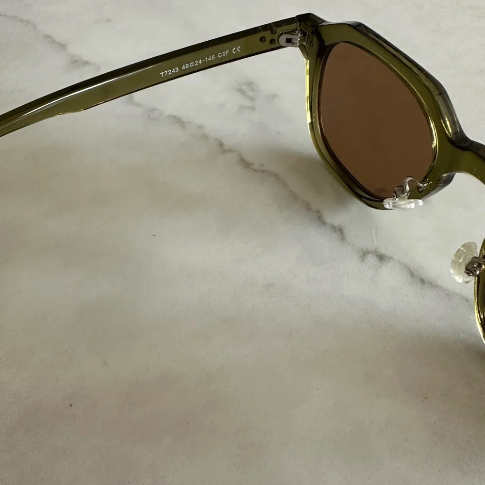 Olive Green Sunglasses Unisex - Picture 4 of 4